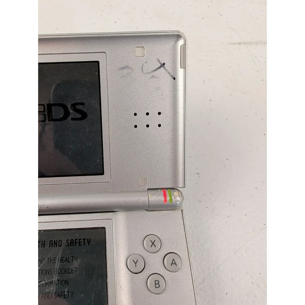 Nintendo DS Lite Silver Console (No Stylus) Tested Working